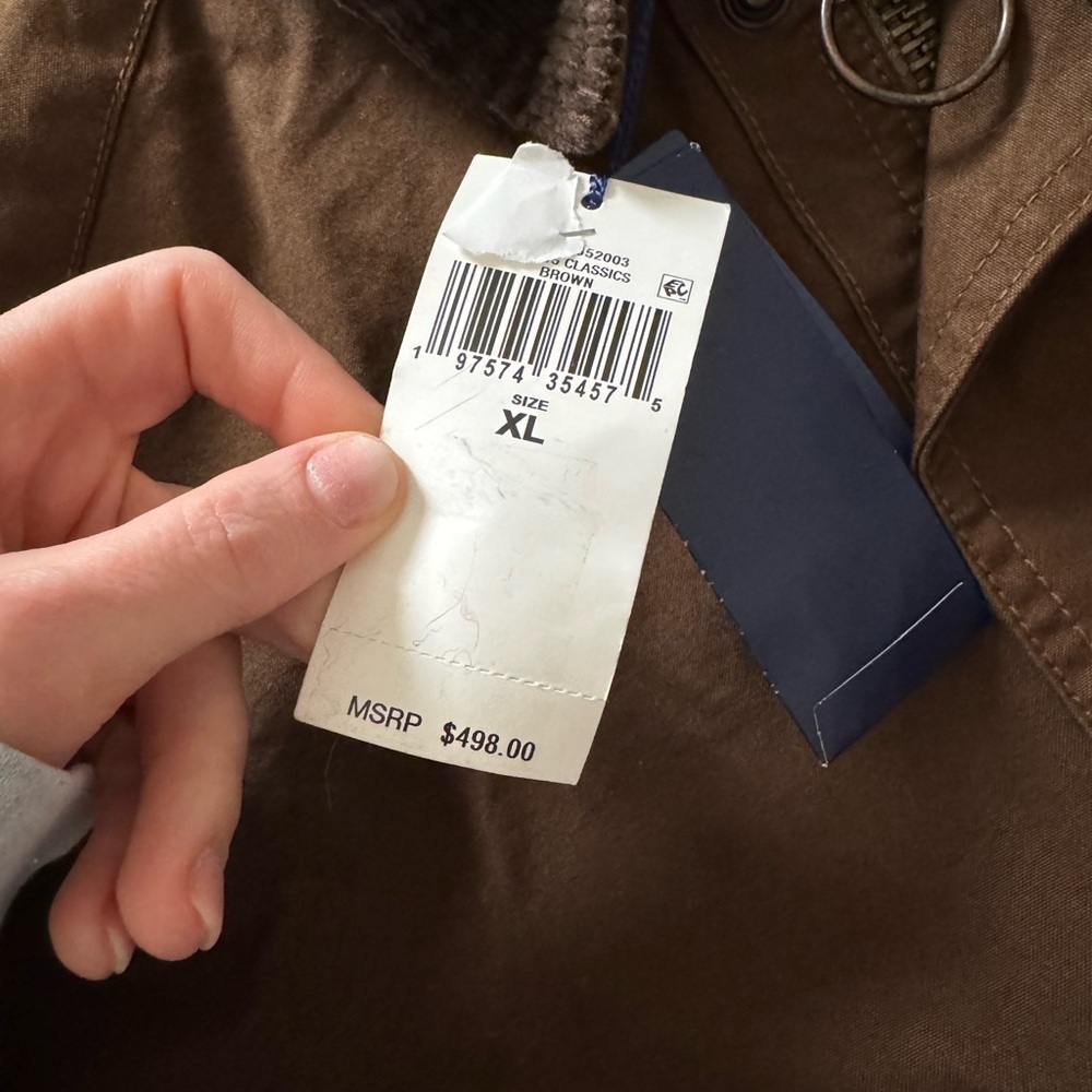 POLO RALPH LAUREN Canvas Utility Barn Chore Work Coat Corduroy Size XL NWT - Picture 14 of 16